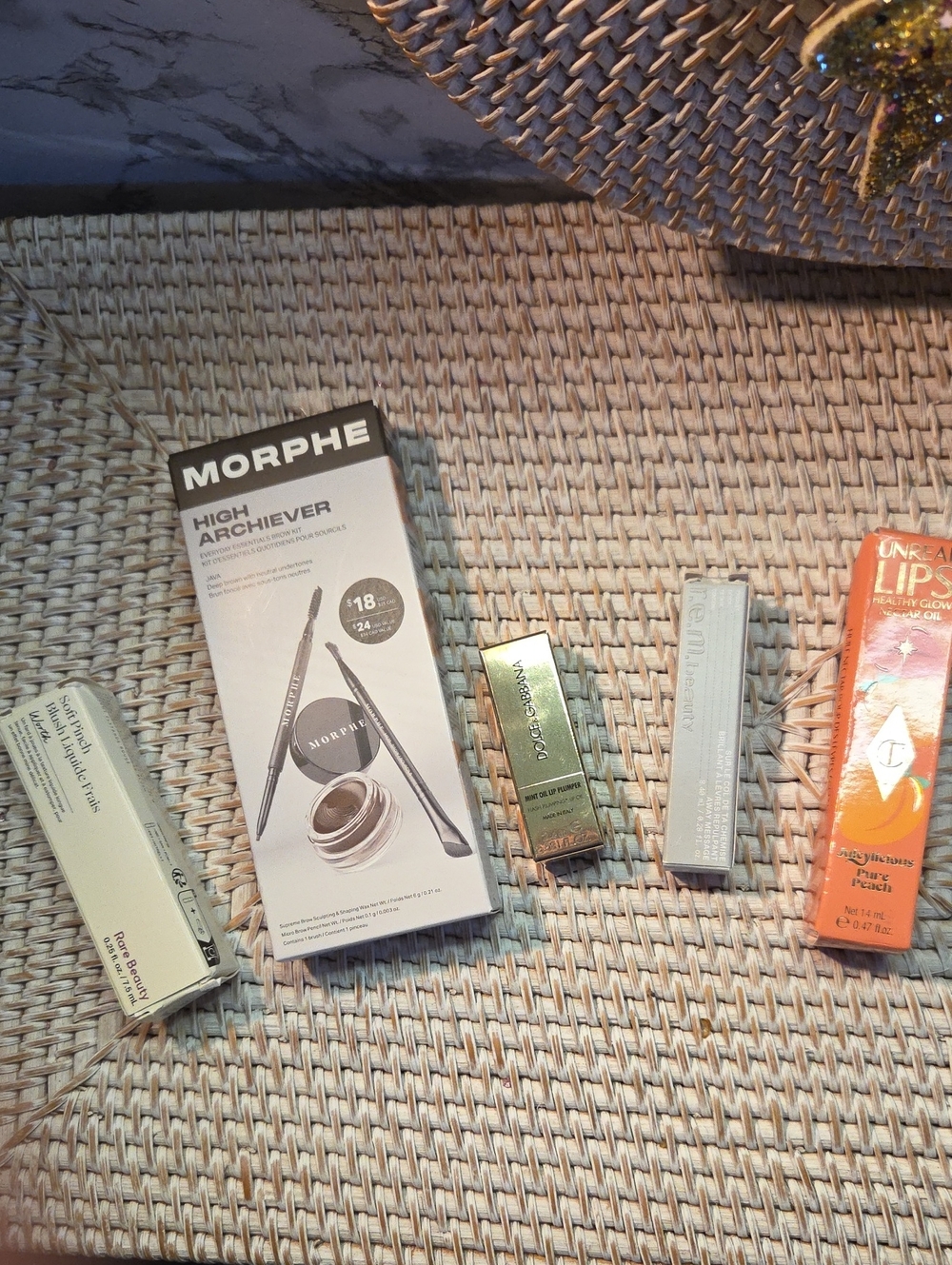 All 5 ...25 Morphe , Rare Beauty, Dolce, Rem, Charlotte tillsbury